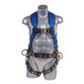 Blue Top 3 D Ring Belted Harness