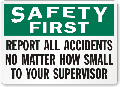 Report All Accidents