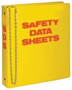 3" Yellow Sds Binder With Chain
