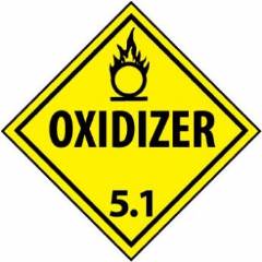 Oxidizer Labels 4x4