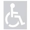 LARGE HANDICAP SYMBOL STENCIL