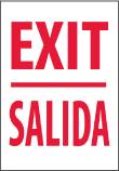 Bilingual  Exit Sign