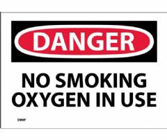 Danger No Smoking Oxygen In Use Decal