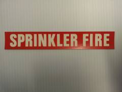 Sprinkler Fire Decal
