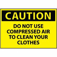 Caution Do Not Use Compressed Air To Clean Your Clothes