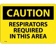 Caution Respirators Required In This Area Sign