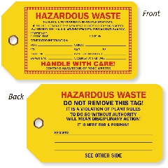 Hazardous Material Tag