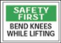 Bend Knees While Lifting