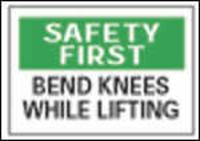 Bend Knees While Lifting