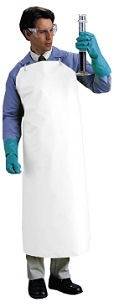 Ansell Vinyl Aprons 18-mil, White