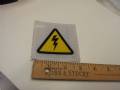 High Voltage Iso Label 3"