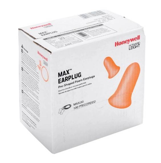 Hwd Leight Max Ear Plugs, NRR 33 (100 PAIRS/BOX) #2
