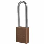 AMERICAN LOCK ALUMINUM PADLOCK - 3" SHACKLE, BROWN