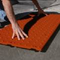 Alertcast Detectable Warnings Mat for Wet Concrete