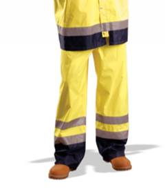 Lime/yellow Ansi Class E Premium Breathable Rain Pants