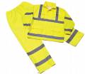 Lime/yellow Ansi Class 3 Rain Suit