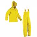 3 Pc Yellw Rainsuit 0.20mm 4XL