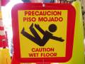 Caution Wet Floor Biling.sign