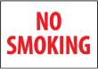No Smoking Sign 10X14