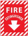 Fire Extinguisher /w Arrow Sign