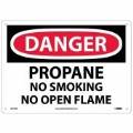 Danger Propane No Smoking 10x14