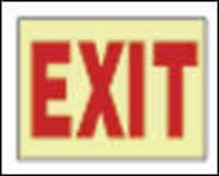 Glow In The Dark Exit Sign