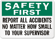 Report All Accidents