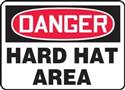 Danger Hard Hat Area - Vinyl Sign