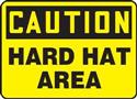 Caution Hard Hat Area - Vinyl Sign