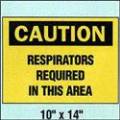 Caution Respirator Required