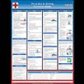 First Aid & Safety Reference Guide 18x24