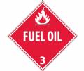 11x11" Fuel Oil Dot Vehicle Placard