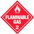 Flammable #2 Dot Vhcl Placard