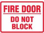 Fire Door Do Not Block