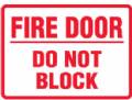 Fire Door Do Not Block