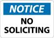 Notice No Soliciting