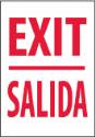 Bilingual  Exit Sign