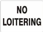 No Loitering