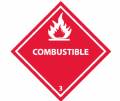 11x11" Combustible Placard