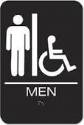 Restroom Men W/ Handicap & Braille