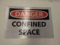 Danger Confined Space 10x7"