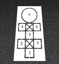 Hopscotch Variety Stencils #2