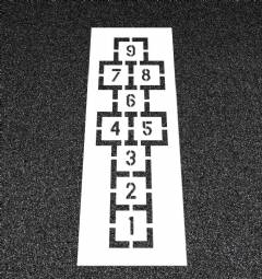 Hopscotch Variety Stencils #3