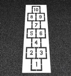 Hopscotch Variety Stencils #4