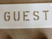 Guest Stencil 4inch